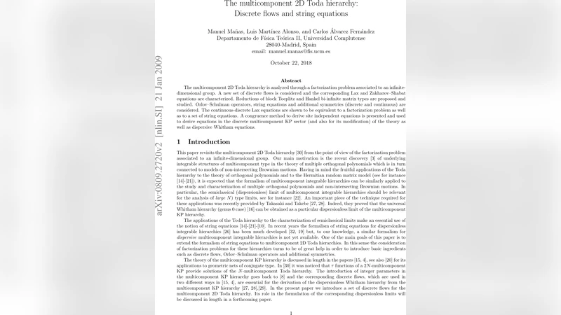 The multicomponent 2D Toda hierarchy: Discrete flows and string   equations