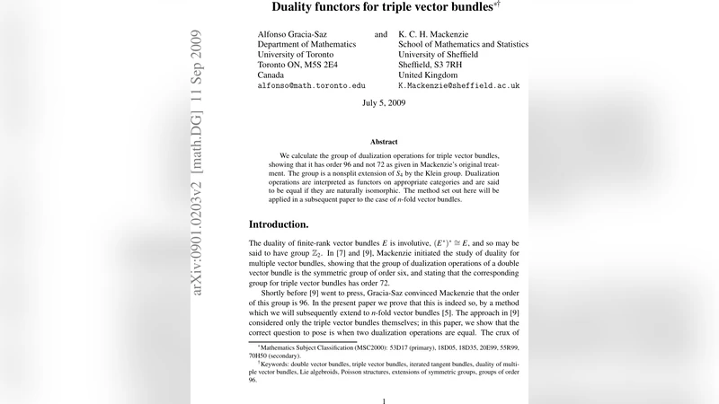Duality functors for triple vector bundles