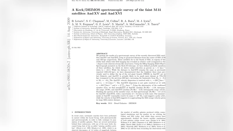 A Keck/DEIMOS spectroscopic survey of the faint M31 satellites And XV   and And XVI