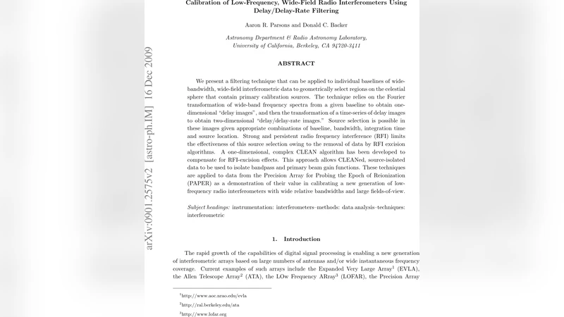 Calibration of Low-Frequency, Wide-Field Radio Interferometers Using   Delay/Delay-Rate Filtering