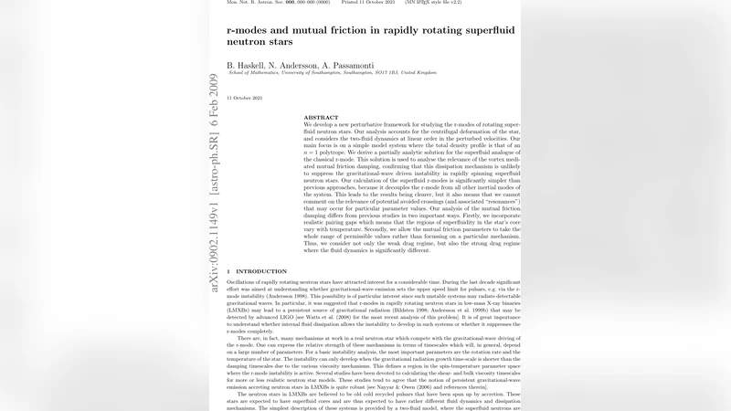 r-modes and mutual friction in rapidly rotating superfluid neutron stars