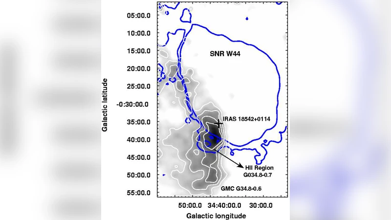 A molecular outflow evidencing star formation activity in the vicinity   of the HII region G034.8-0.7 and the SNR W44
