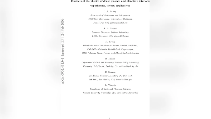 Frontiers of the physics of dense plasmas and planetary interiors:   experiments, theory, applications