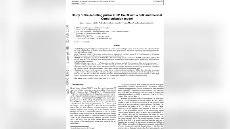 Study of the accreting pulsar 4U 0115+634 with a bulk and thermal   Comptonization model