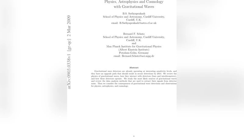 Physics, Astrophysics and Cosmology with Gravitational Waves