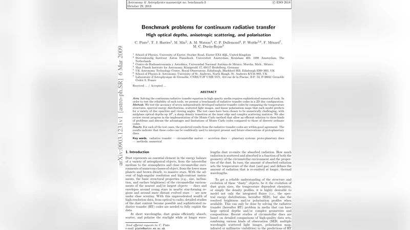 Benchmark problems for continuum radiative transfer. High optical   depths, anisotropic scattering, and polarisation