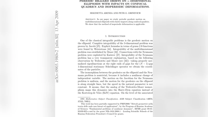 Periodic billiard orbits on $n$--dimensional ellipsoids with impacts on   confocal quadrics and isoperiodic deformations