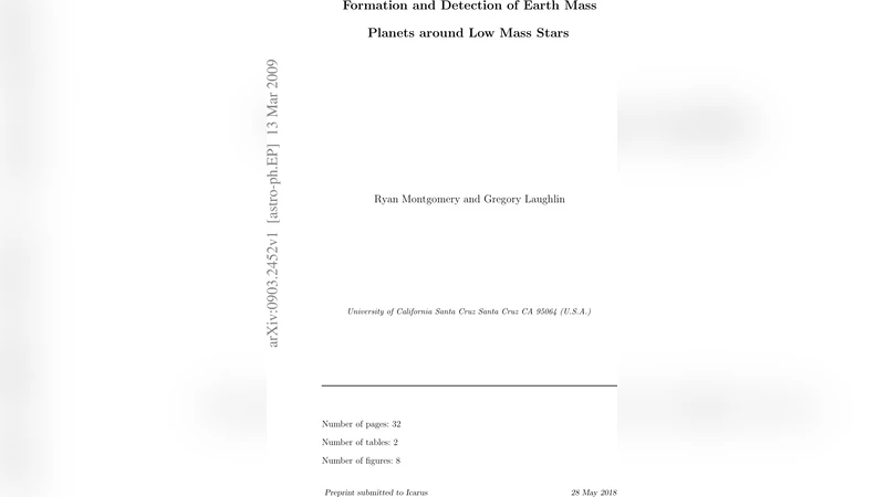 Formation and Detection of Earth Mass Planets around Low Mass Stars