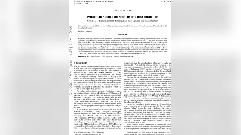Protostellar collapse: rotation and disk formation