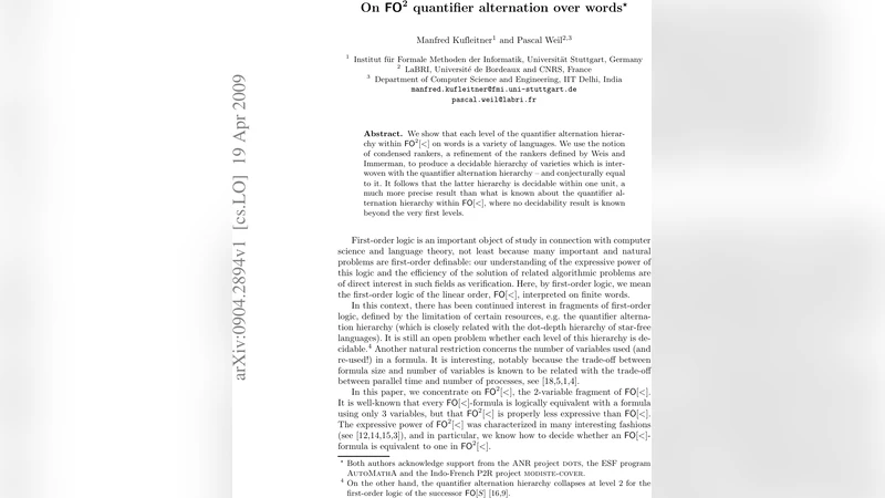 On FO2 quantifier alternation over words
