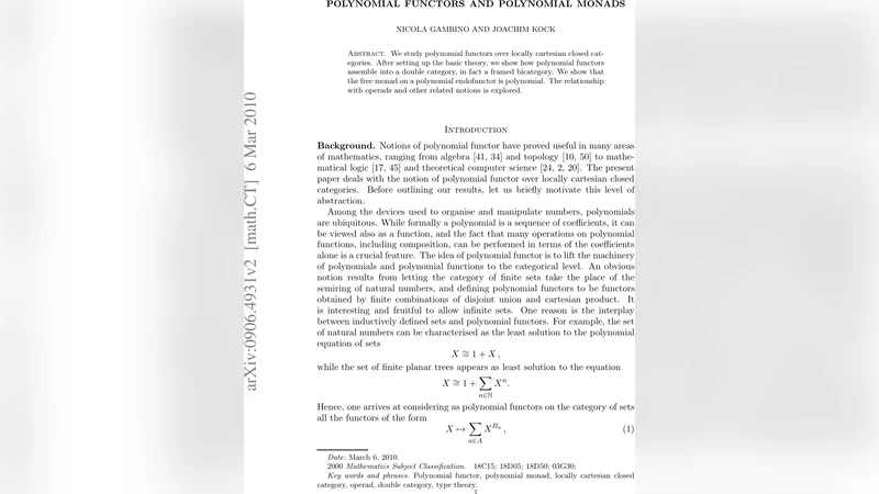 Polynomial functors and polynomial monads