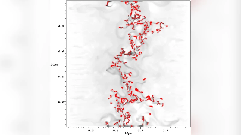 Two-dimensional AMR simulations of colliding flows