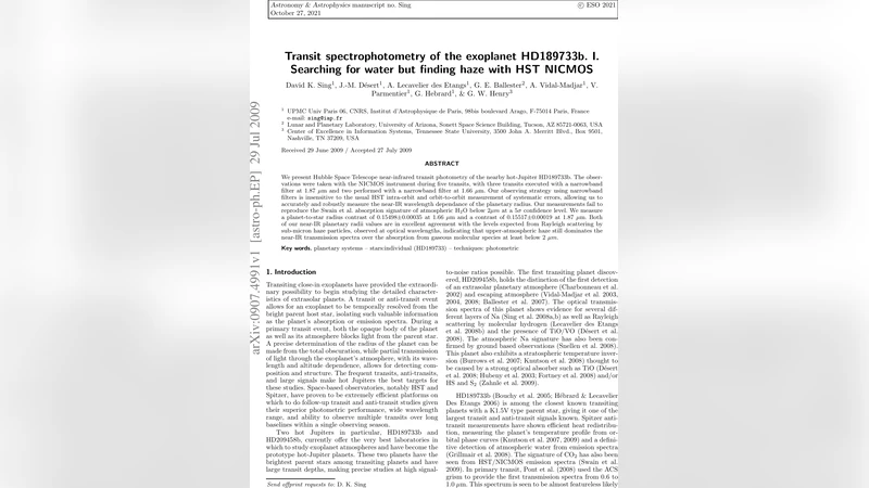 Transit spectrophotometry of the exoplanet HD189733b. I. Searching for   water but finding haze with HST NICMOS