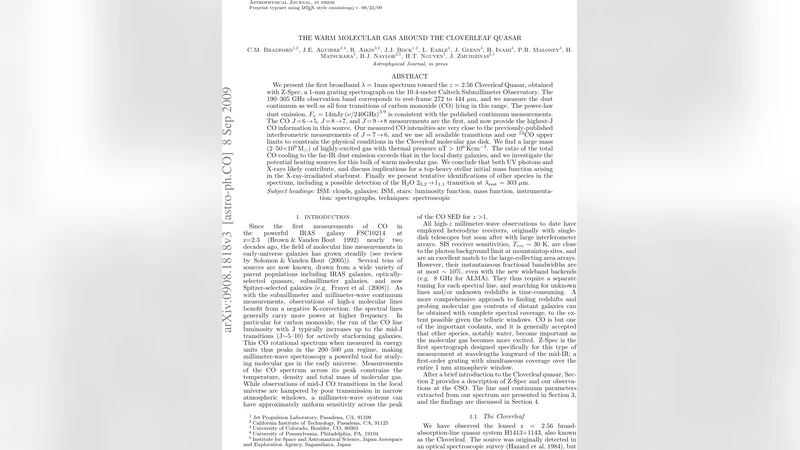 The Warm Molecular Gas Around the Cloverleaf Quasar