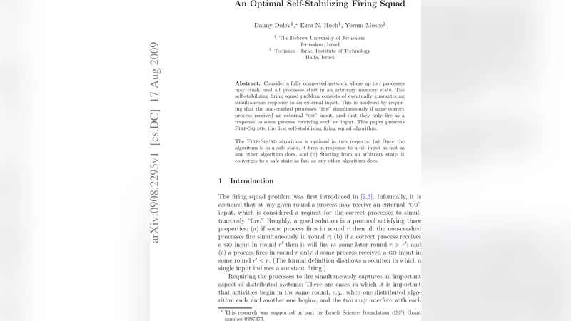 An Optimal Self-Stabilizing Firing Squad