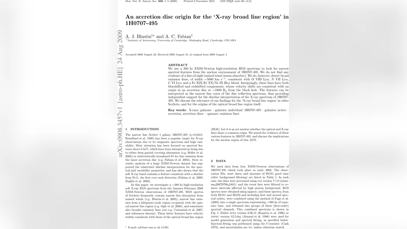An accretion disc origin for the `X-ray broad line region in 1H0707-495