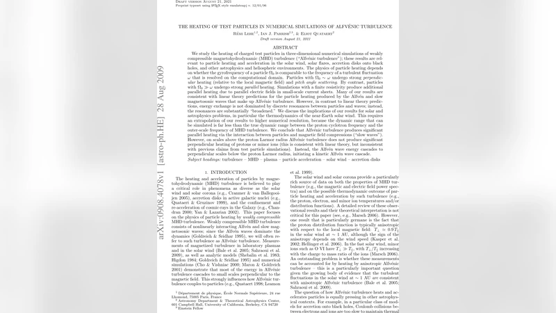 The Heating of Test Particles in Numerical Simulations of Alfvenic   Turbulence