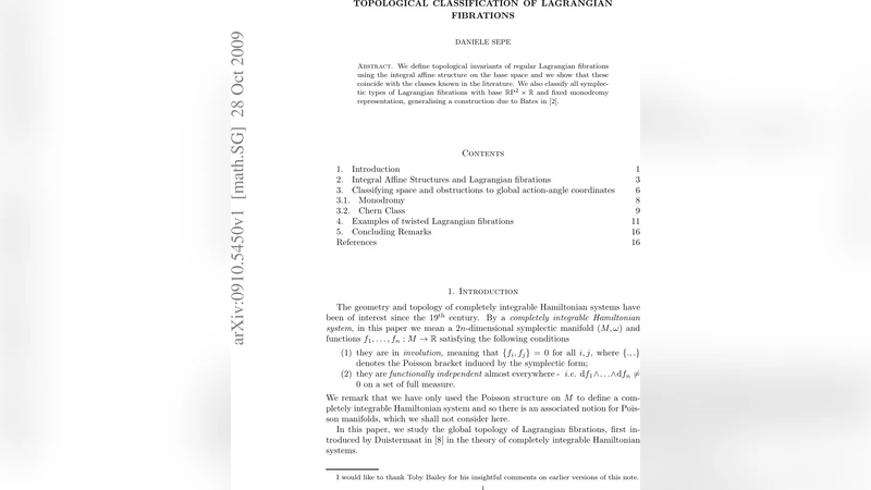 Topological Classification of Lagrangian Fibrations