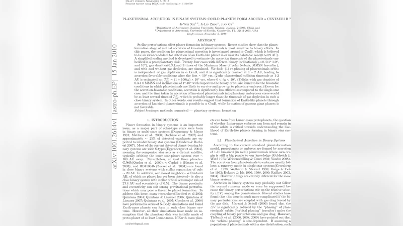 Planetesimal Accretion in Binary Systems: Could Planets Form Around   Alpha Centauri B ?