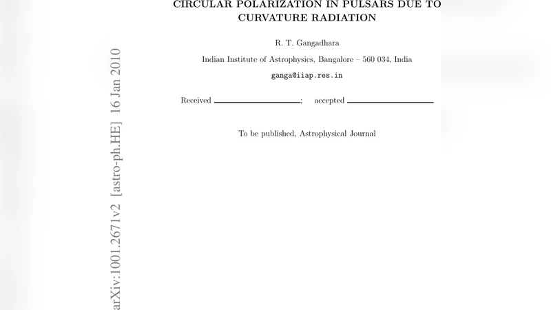 Circular Polarization in Pulsars due to Curvature Radiation
