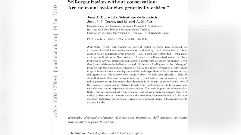 Self-organization without conservation: Are neuronal avalanches   generically critical?
