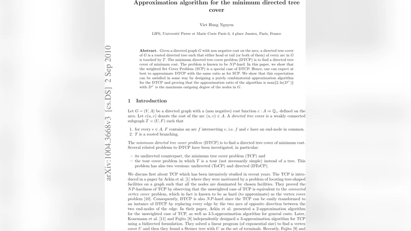 Approximating the minimum directed tree cover