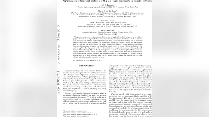 Optimization of transport protocols with path-length constraints in   complex networks