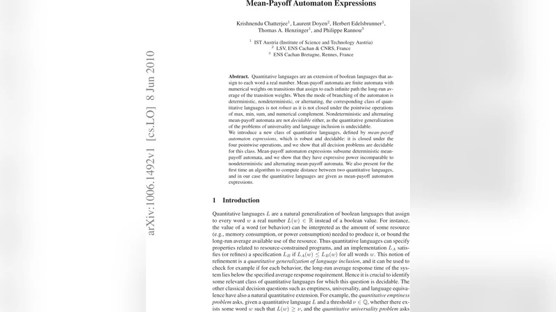 Mean-payoff Automaton Expressions