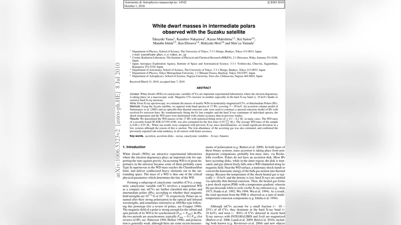 White dwarf masses in intermediate polars observed with the Suzaku   satellite