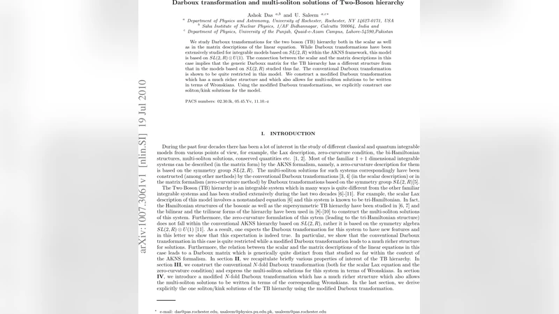 Darboux transformation and multi-soliton solutions of Two-Boson   hierarchy