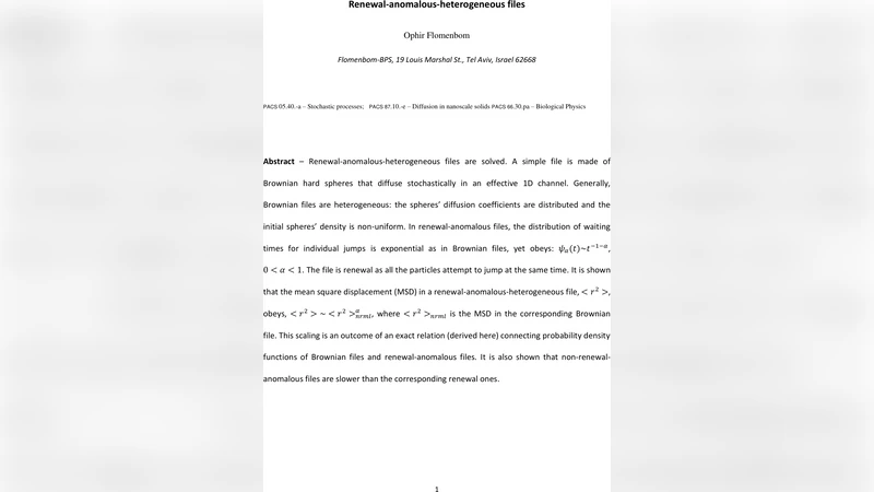 Renewal-anomalous-heterogeneous files