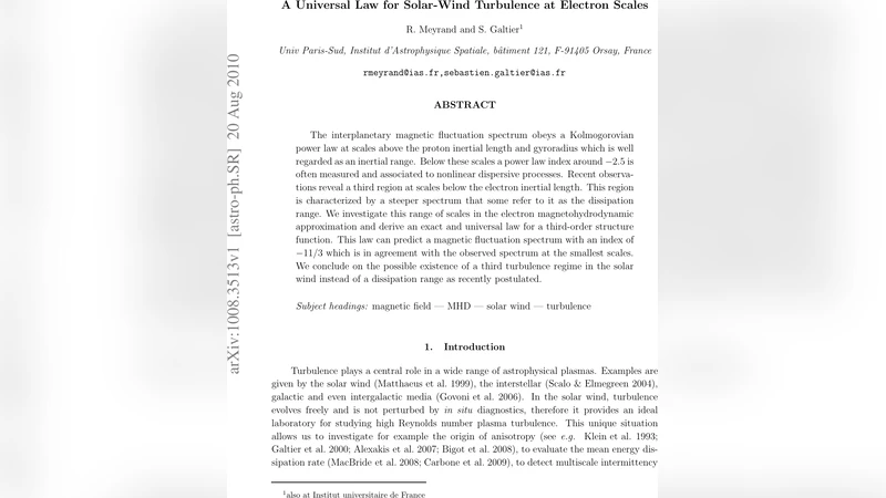A Universal Law for Solar-Wind Turbulence at Electron Scales