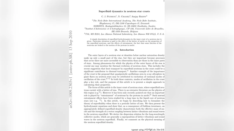 Superfluid dynamics in neutron star crusts