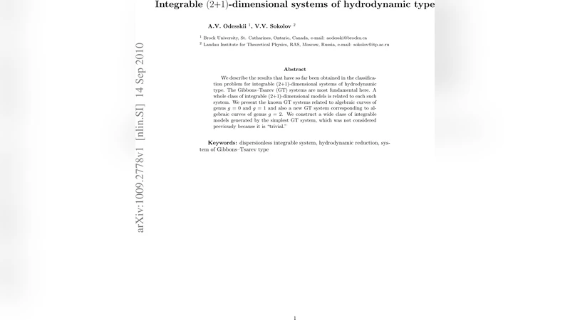 Integrable (2+1)-dimensional systems of hydrodynamic type