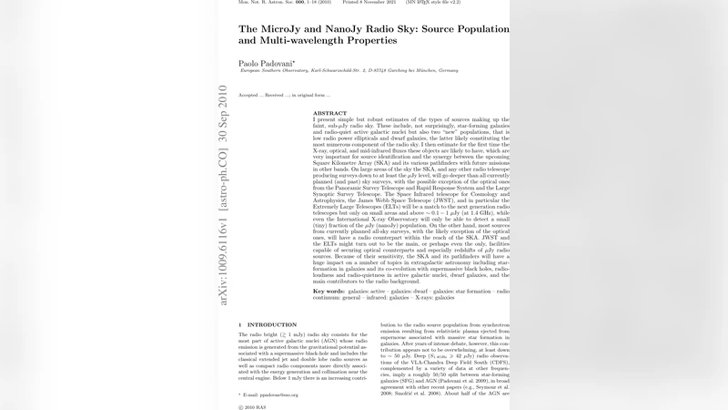 The MicroJy and NanoJy Radio Sky: Source Population and Multi-wavelength   Properties