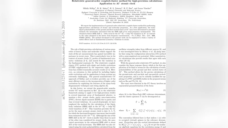 Relativistic general-order coupled-cluster method for high-precision   calculations: Application to Al+ atomic clock