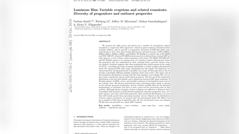 Luminous Blue Variable eruptions and related transients: Diversity of   progenitors and outburst properties