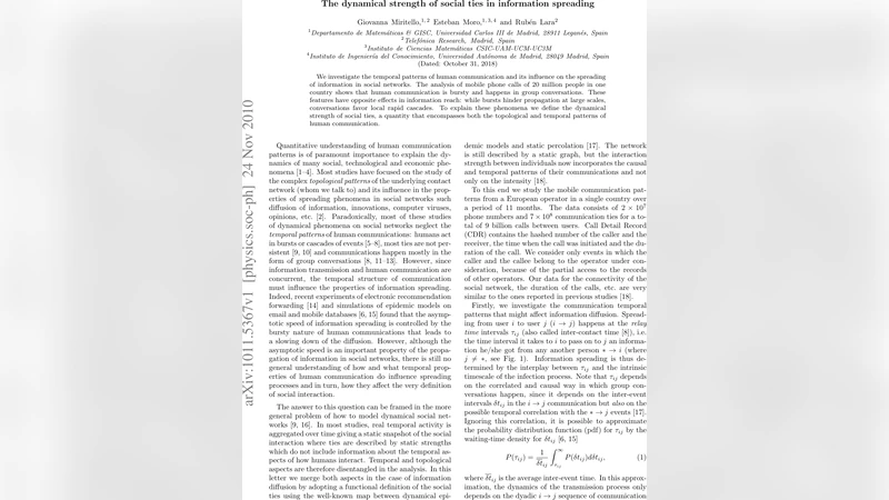 The dynamical strength of social ties in information spreading