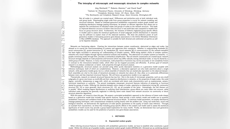 The interplay of microscopic and mesoscopic structure in complex   networks