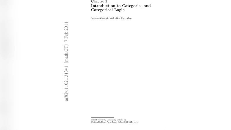 Introduction to Categories and Categorical Logic