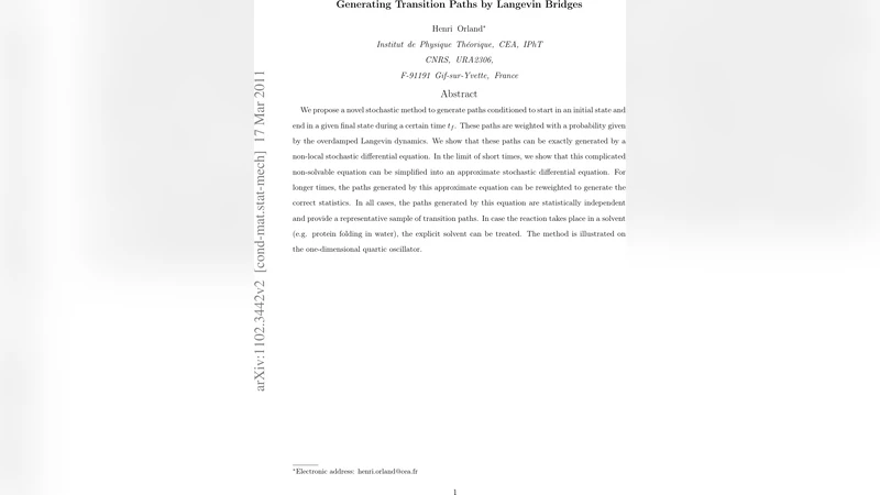 Generating Transition Paths by Langevin Bridges
