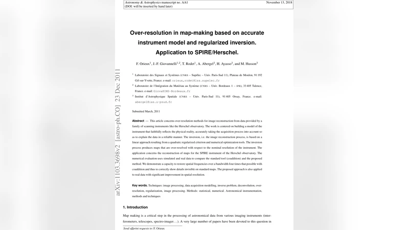 Super-resolution in map-making based on a physical instrument model and   regularized inversion. Application to SPIRE/Herschel