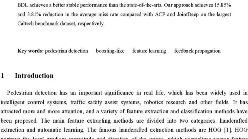 Boosting-like Deep Learning For Pedestrian Detection