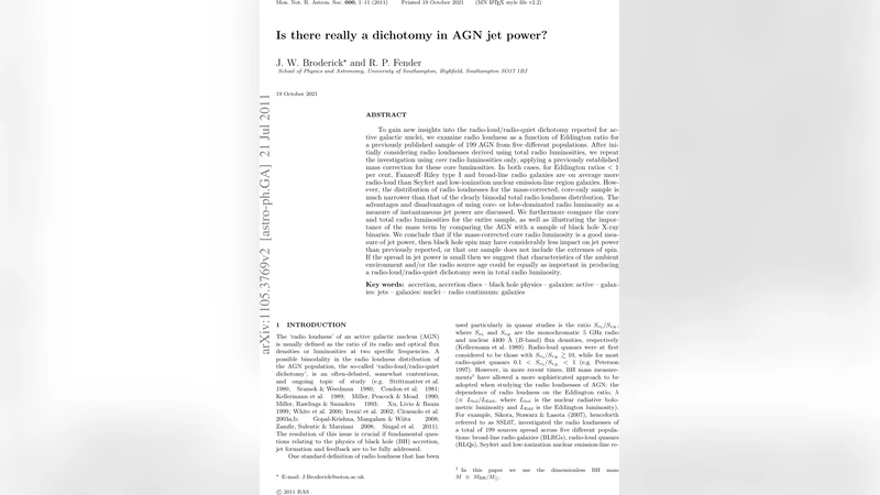 Is there really a dichotomy in AGN jet power?
