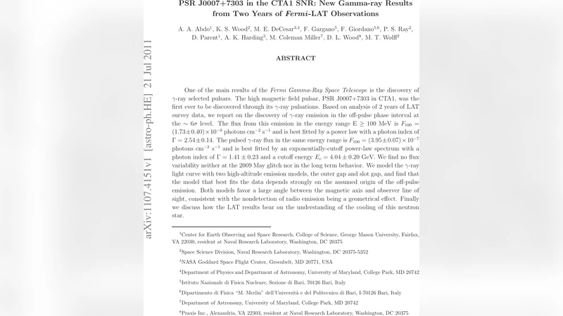 PSR J0007+7303 in the CTA1 SNR: New Gamma-ray Results from Two Years of   Fermi-LAT Observations