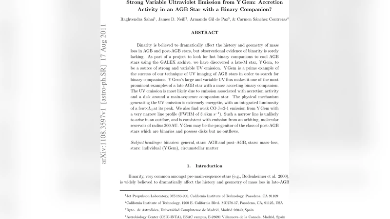 Strong Variable Ultraviolet Emission from Y Gem: Accretion Activity in   an AGB Star with a Binary Companion?