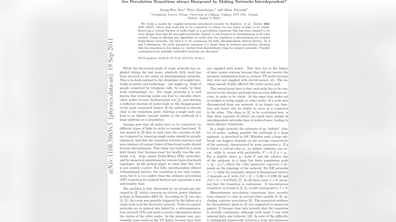 Are Percolation Transitions always Sharpened by Making Networks   Interdependent?