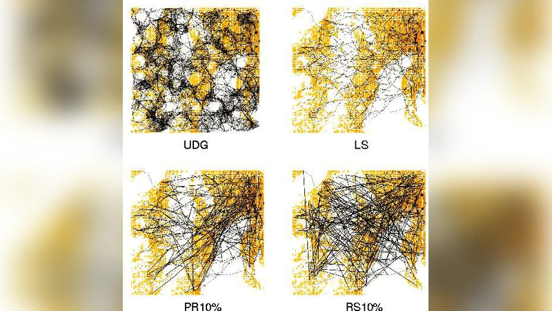 Self-organized network design by link survivals and shortcuts