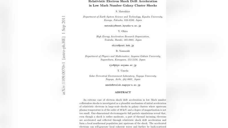 Relativistic Electron Shock Drift Acceleration in Low Mach Number Galaxy   Cluster Shocks