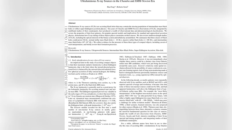 Ultraluminous X-ray Sources in the Chandra and XMM-Newton Era